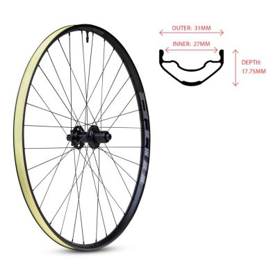 3. WTB PROTERRA i27x29'' rear wheel 142x12 32 6 bolts SH