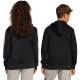 3. adidas Essentials Full-Zip Kids' Sweatshirt Black and White JD6494