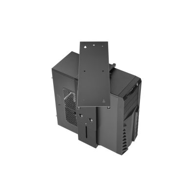 4. Equip 650892 Computer Mount Under Desk CPU Holder Black