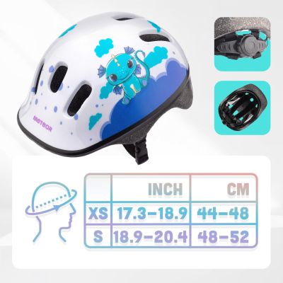 8. Meteor KS06 S Bicycle Helmet 48-52 cm Dragon 17431