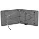 4. CATERING TABLE FOLDABLE INTO A SUITCASE 180x70CM MAX.100KG GRAY