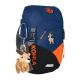 Kohla Happy 10L Children’s Backpack – navy peony/caviar/red orange