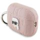 3. Karl Lagerfeld Monogram Karl Head case for AirPods Pro 2 - pink