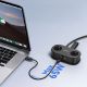 3. Orico AP3 20W GaN 5in1 Power Strip 2x AC + 2x USB-A + 1x USB-C - Black