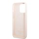 7. Guess GUHMP13XSPLP iPhone 13 Pro Max 6.7" pink/pink hard case Silicone Logo Plate MagSafe
