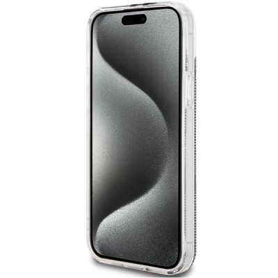 5. Guess IML 4G Gold Stripe case for iPhone 15 Plus / 14 Plus - black