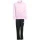 2. adidas Essentials Climacool Pink and Black Kids Tracksuit JX8771