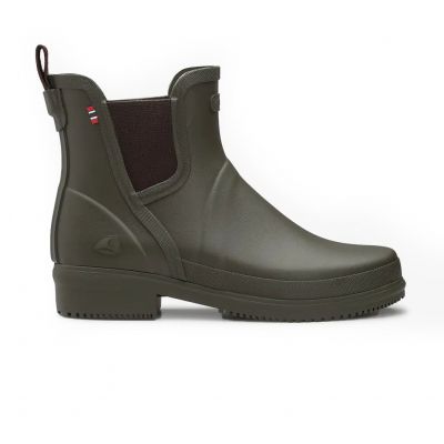 2. Viking Gyda women's rubber wellies, green, waterproof (1-37500-4)