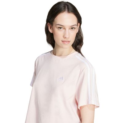 9. adidas Essentials 3-Stripes Single Jersey Crop Top W IY4227