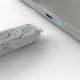4. Lindy 40452 Port Blocker Port Blocker + USB Type-A Dongle Blue Acrylonitrile Butadiene Styrene (ABS) 5 pcs.