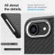 14. Spigen Enzo Aramid MagSafe Case for iPhone 16e / 17e - Black