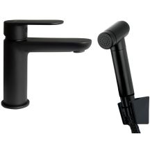 Washbasin tap with bidet shower head