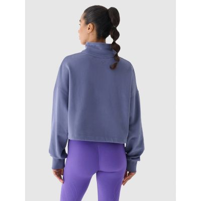 2. Women's sweatshirt without hood 4F x Anna Lewandowska 4F 4FALSAW24TSWSF1743-31S