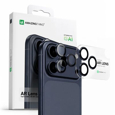 4. AmazingThing Lens Glass for iPhone 17 Pro / Pro Max with Blue Aluminum Frame
