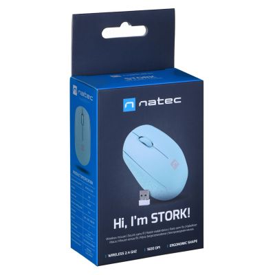 7. NATEC WIRELESS MOUSE STORK 1600DPI BLUE NMY-2001