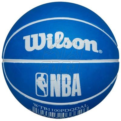 6. Wilson NBA Dribbler Dallas Mavericks Mini Ball WTB1100PDQDAL basketball