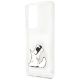 6. Karl Lagerfeld Choupette Fun Case for Samsung Galaxy S21 Ultra - Transparent