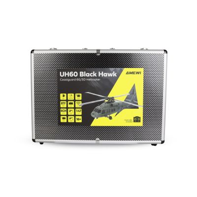10. Amewi UH60 Black Hawk Remote Controlled Model Helicopter Electric Motor 1:47