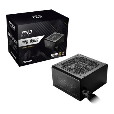 7. ASRock PRO-850G 850W 80 PLUS Gold Power Supply