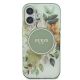 3. Guess IML Flower & Tonal Circle MagSafe case for iPhone 16 - green