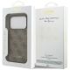8. Guess 4G Classic Case for iPhone 17 Pro / 18 Pro - Brown