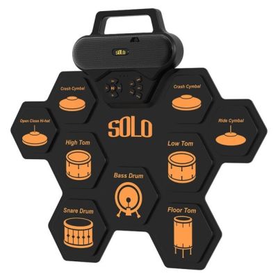 NN SOLO Roll-Up Electronic Drum Kit USB-C MP3