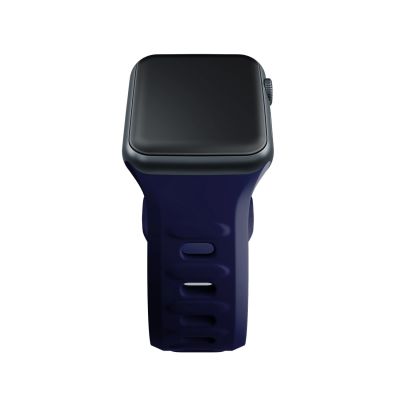 8. 3mk Silicone Watch Strap for Apple Watch 42 / 44 / 45 / 49 mm - blue