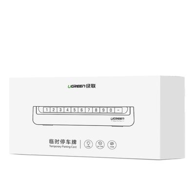 9. Ugreen car telephone number plate black (LP178)