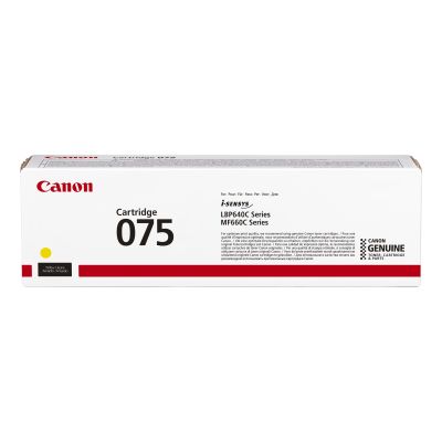 7. Canon 075 Toner Cartridge 1pc Original Yellow