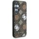 4. Guess 4G Printed Colored Peony Pattern MagSafe case for Samsung Galaxy S25 brown