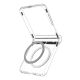 3. Spigen Ultra Hybrid Pro MagSafe Case for Samsung Galaxy Z Flip 8 - Clear and White