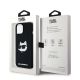8. Karl Lagerfeld Silicone Choupette Head MagSafe Case for iPhone 15 Plus / 14 Plus - Black