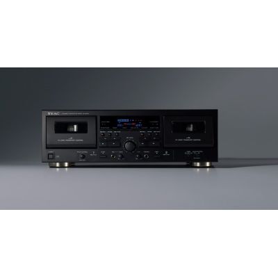 3. TEAC W-1200 2-Disc Cassette Recorder Black