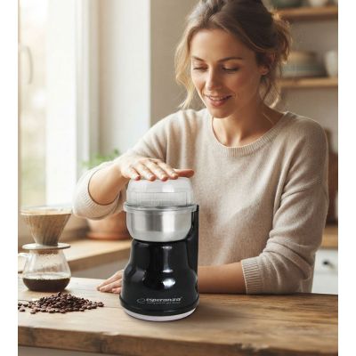 8. Esperanza Lungo EKC002K coffee grinder (160W; impact; black)