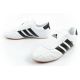 8. Adidas women's Taekwondo sports shoes white leather slip-on