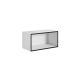 2. ROCO RO4 75/37/37 white/black bookcase