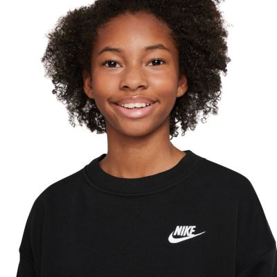 3. Nike Sportswear Club Fleece Kids' Sweatshirt Black FD2923 010