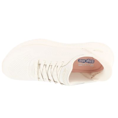 3. Skechers Slip-Ins: Bobs Squad 4 – Key Look 117740-W White 40