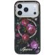 3. Guess IML Glitter Blossom Roses MagSafe Case for iPhone 18 Pro Max / 17 Pro Max – black