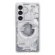3. Spigen Ultra Hybrid Mag MagSafe Case for Samsung Galaxy S26+ Zero One - Clear and White