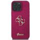 3. Guess Glitter Script Big 4G iPhone 16 Pro Case - Purple