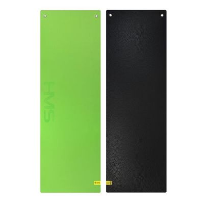 HMS Premium MFK03 Green-Black Club Fitness Mat with Holes