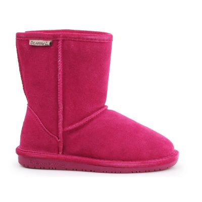 6. BearPaw Jr 608Y Pom Berry Winter Boots