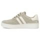 3. Women's leather sneakers on the platform in khaki Filippo DP7512