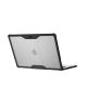 4. UAG Urban Armor Gear Plyo Case for Apple MacBook Air 15" (2023) - ice/schwarz (transparent)