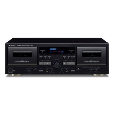 TEAC W-1200 2-Disc Cassette Recorder Black