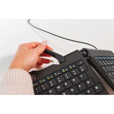 7. BakkerElkhuizen Goldtouch Travel Go2 Tastatur keyboard (QWERTZ) ergomisch