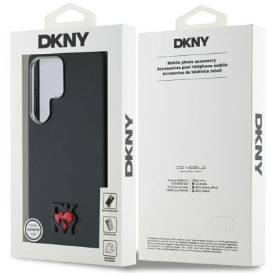 8. DKNY Leather Heart of NY Case for Samsung Galaxy S25 Ultra - Black