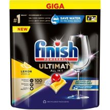 Finish Powerball Ultimate Deep Clean and Shine Lemon Dishwasher Tablets 100 Tablets