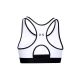 5. Under Armor Mid Keyhole Graphic Bra W 1344333-100